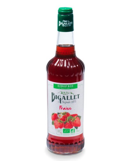 Bigallet Organic Strawberry syrup
